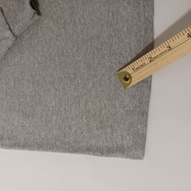 Delta Magnum Weight GEORGIA Men's Gray Cotton Blend Long Sleeve T-Shirt Size M image 4