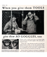 1936 American Optical Company Advertisement Industrial Safety Goggles F15G - $553.22 MXN