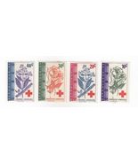 Congo, Lot of 4 Stamps, 1963 The 100th Anniversary of Red Cross - $7.01