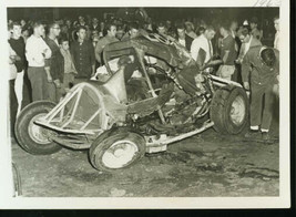 #28 Car Accident WRECK-RACE PHOTO-1963 - £15.19 GBP