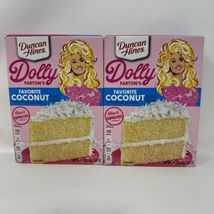 Bundle of 2 ~Duncan Hines Dolly Parton&#39;s Favorite Coconut  Cake Mix ~ BB... - $24.26