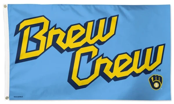 Milwaukee Brewers City Connect 3×5 Flag – Brew Crew Edition - $18.00