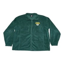 NFL Green Bay Packers Fleece Full Zip Football Jacket 2XL XXL Soft Lightweight - £29.33 GBP