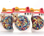3 Count Pet Zone Chase Knitty Kitty Rattling Yarn Ball Active Play Cat Toy - $20.99