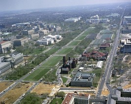Aerial view of National Mall and US Capitol from Marine One JFK 8x10 Photo - £6.96 GBP