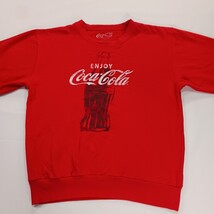 Coca-Cola Sweatshirt Men’s Size M Red Cotton Blend Crewneck Enjoy Coke Chest 42" image 11