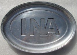 Ina Plate Fire Insurance Company Of North America Pewter Marker-SIGN/PLAQUE/MARK - £46.92 GBP