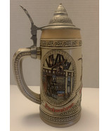 Anheuser Busch BEER STEIN Lidded Limited Edition #78125 &quot;K&quot; Series - $286.11 MXN
