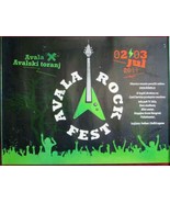 Avala Rock Fest Promo Poster Concert Vintage Original 2011 - $23.05