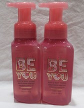 Bath &amp; Body Works Gentle Foaming Hand Soap Set Lot of 2 Be You BUBBLY ROSE - £18.78 GBP