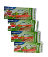 4 Box of 70=280 Bags Sandwich Double Zipper Seal bag Sz 6 1/2 in X 5 7/8... - $466.65 MXN