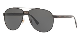 Versace VE2209 100987 Sunglasses Black Frame Dark grey 58mm Lens - $148.99