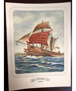 HOME LINES vintage M.S. Italia Luncheon Menu January 27, 1957 Sophia shi... - $13.56 CAD
