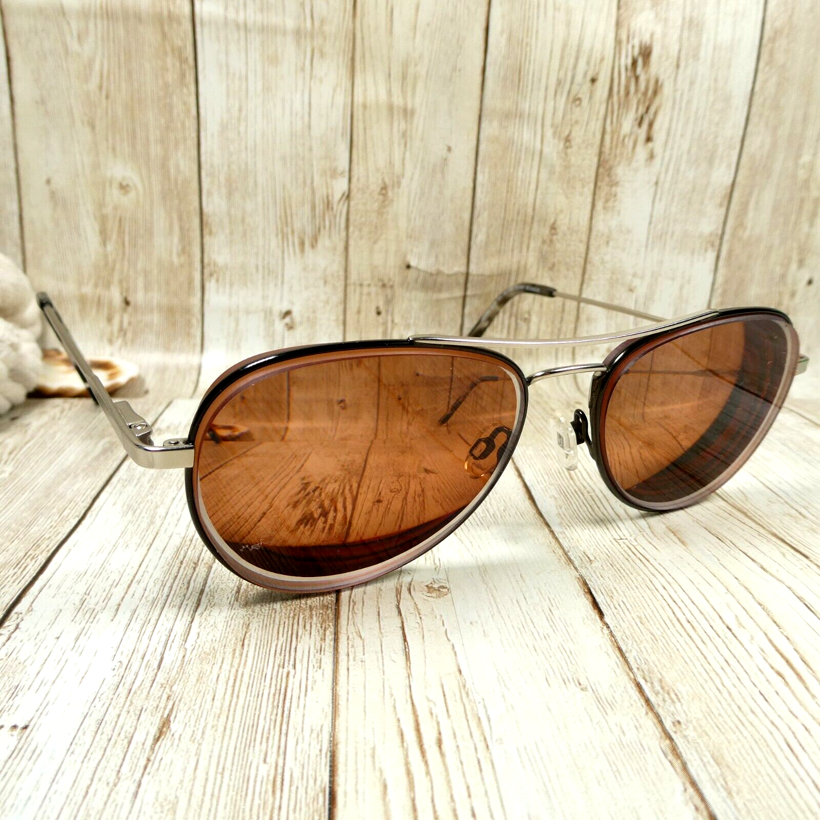 Taylor Eyes Black Gunmetal Aviator Eyeglasses FRAMES ONLY - Tatum Sun  5... - $18.78