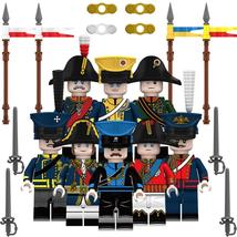 8Pcs The Napoleonic Wars Prussia Gebhard von Blücher Mini Figure Buildin... - $24.69