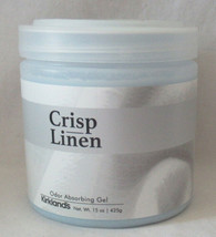  Kirkland&#39;s Odor Absorbing Gel 15 oz CRISP LINEN good for approx. 60-90 days - £14.49 GBP