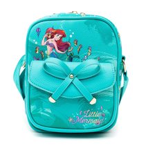 Wondapop Disney Little Mermaid Ariel Luxe 8&quot; Crossbody Bag - £38.61 GBP