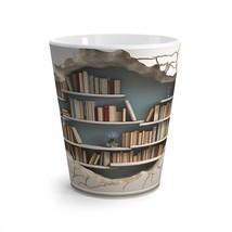 3D Bookshelf Latte Mug - $25.00