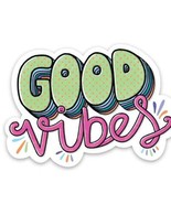 Good Vibes Hand Lettering Sticker - €3,41 EUR