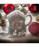 Fitz and Floyd  Christmas 2 QT Ceramic Pitcher Dog, Snowman, Teddy  Bear... - €25,37 EUR