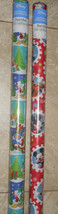 Mickey Mouse Christmas Wrapping Paper American Greetings 20 sq ft Folded - £3.15 GBP