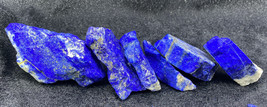 Lapis Lazuli Rough Raw Premium grade AAA cabs cutter gemstone crystals 357gm L17 - £77.09 GBP