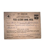 WW11 War Ration Books- 4 Crrynthiana ￼ Kentucky ￼ - $20.30 CAD