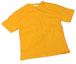 Zara Basic Bright Neon Orange Tee T-shirt Women Size Large NEW - £9.34 GBP