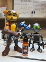 Ratchet and Clank Figure - Hand Painted 20cm &amp; 14cm Figures-
show origin... - $219.54