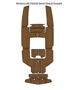 Mastercraft CSX220 Cockpit Pad Boat EVA Foam Faux Teak Deck Floor Mat Fl... - $1,503.11 CAD