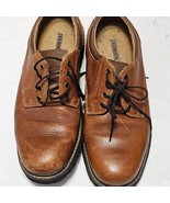 Jarman Lace Up Leather Upper Shoes Round Toe Oil Resistant Mens Size 10 - $31.65 CAD