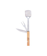 Foldable BBQ Tools, Stainless Steel &amp; Wood - $79.39 CAD