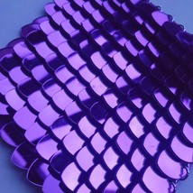 500pcs Medium Mirror Purple Acrylic Plastic Scalemail Scales Bulk Suppli... - £67.35 GBP