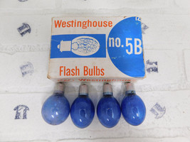 Vintage Westinghouse No. 5B Flash Bulbs - Lot of 4 in Original Box - £15.56 GBP