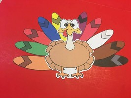 Turkey Color Song - Flannel Felt Board Story And Pieces -Thanksgiving Preschool - £9.74 GBP
