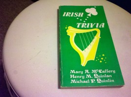 Irish Trivia McCaffery &amp; Quinlan 1985 Paperback - £11.85 GBP