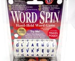 Vintage 2006 Word Spin Hand Held Game Brain Teaser Puzzle Mind GeoSpace NEW - $14.84