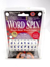 Vintage 2006 Word Spin Hand Held Game Brain Teaser Puzzle Mind GeoSpace NEW - £11.65 GBP