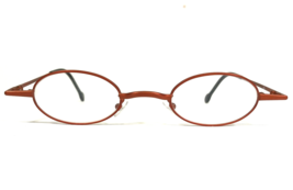 Vintage La Eyeworks Brille Rahmen EGON 434 Orange Rund Voll Felge 40-23-120 - £50.85 GBP