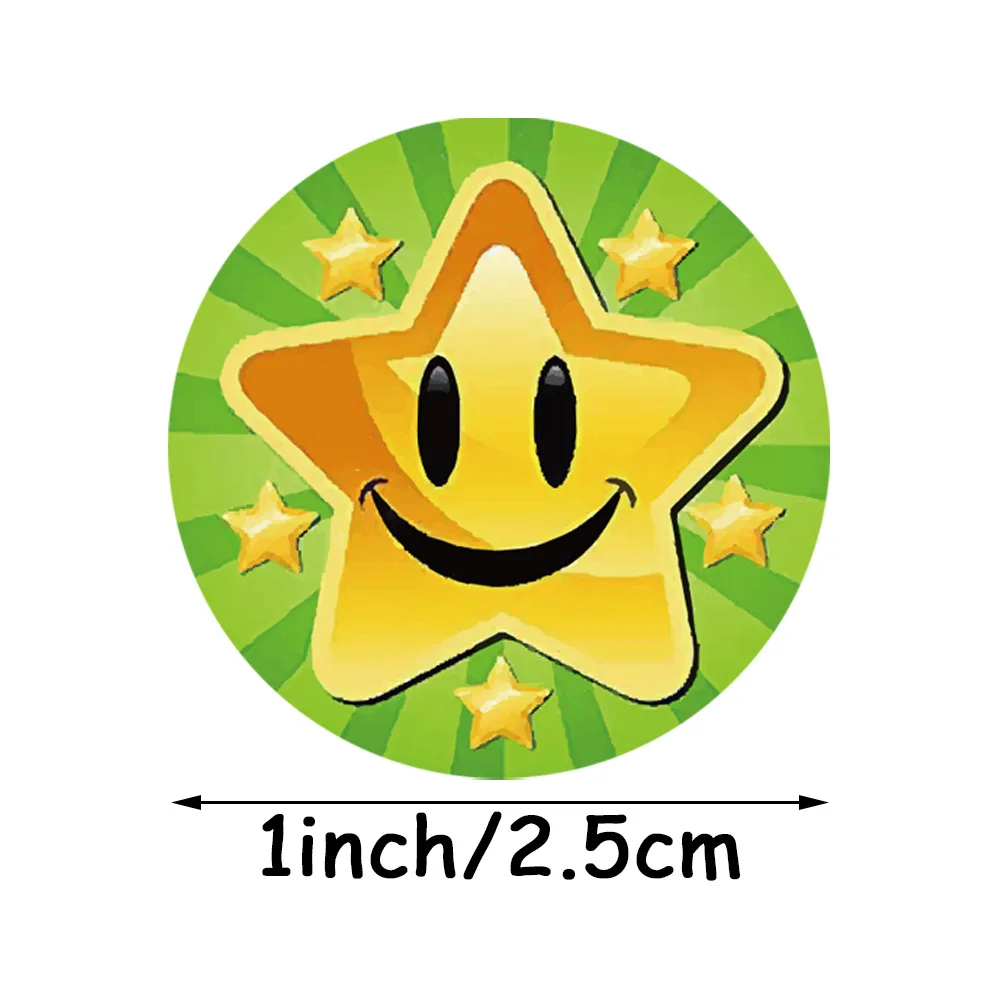 Play 50-500pcs Play Reward Stickers A School Supplies Reward Cute Star Sticker 2 - £23.10 GBP