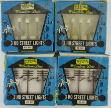 Lot of 4 Atlas Custom Line 803 HO Street Lights 801 and 804 Sets Electri... - $18.96