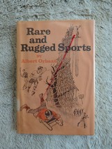 Rare and Rugged Sports by Albert Orbaan 1973 HC book VTG Cover ART Ex Lib 1st Ed - £12.90 GBP