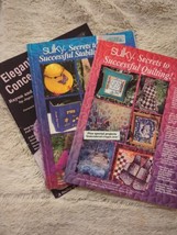 Lot 3 Sulky Books Quilting Stabilizing Elegant Concepts SC Vtg Books All... - £10.98 GBP