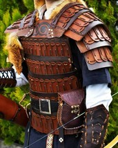 Halloween Viking Leather Armor Costume Celtic Lamellar Medieval Ottoman ... - $712.85