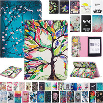 For New Kindle Paperwhite 10th Gen 2018 Magnet Painting Flip Leather Cas... - £41.79 GBP