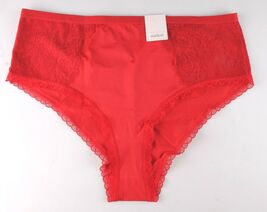 Auden Smooth Micro Cheeky Soft Silky 4X (28-30) Plus Underwear Ripe Red NWT - $6.94