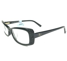 Valentino V2610 001 Eyeglasses Frames Black Rectangular Cat Eye 52-15-135 - £73.35 GBP
