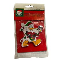 Disney Kurt Adler Santas World Donald Duck With Lights Painted Wood Magnet - £6.90 GBP