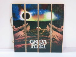 GRETA VAN FLEET Anthem of the Peaceful Army Album Decoupage Mini Pallet Frame - £24.04 GBP