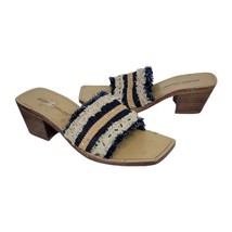 Andrew Geller Sombrero Square Beaded Slides 6 - £6.36 GBP